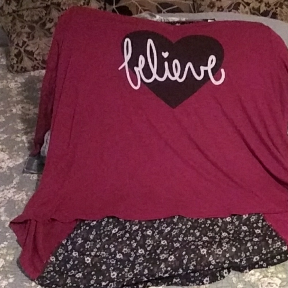 Really cute heart with the word believe in the mid